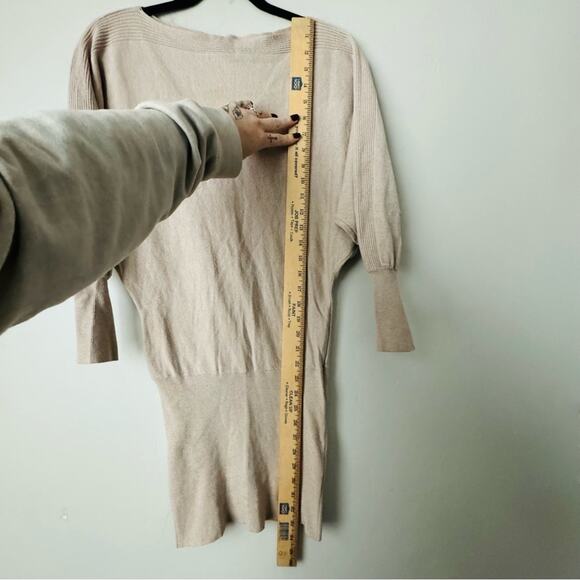 Monnari Flowey top tight bottom tan sweater dress woman’s S/M - Picture 5 of 10